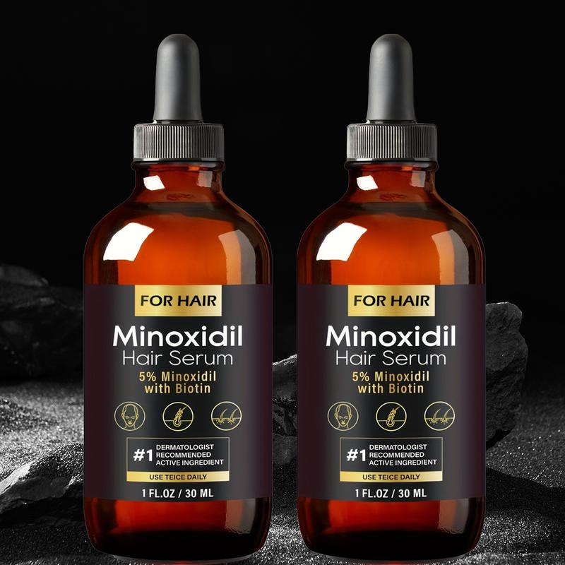 5% Minoxidil Hair Growth Solution – for Men’S Hair & Beard, Women’S Hair Loss Treatment, 1Oz Scalp Comfort Formula