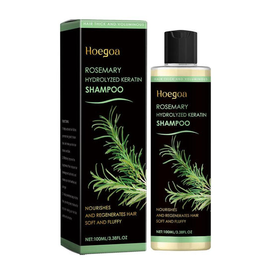 Organic Rosemary Shampoo for Hair Growth with Rosemary Oil and Hydrolyzed Keratin for Thinning Hair and Hair Loss, All Hair Types,Hair Thickening Shampoo