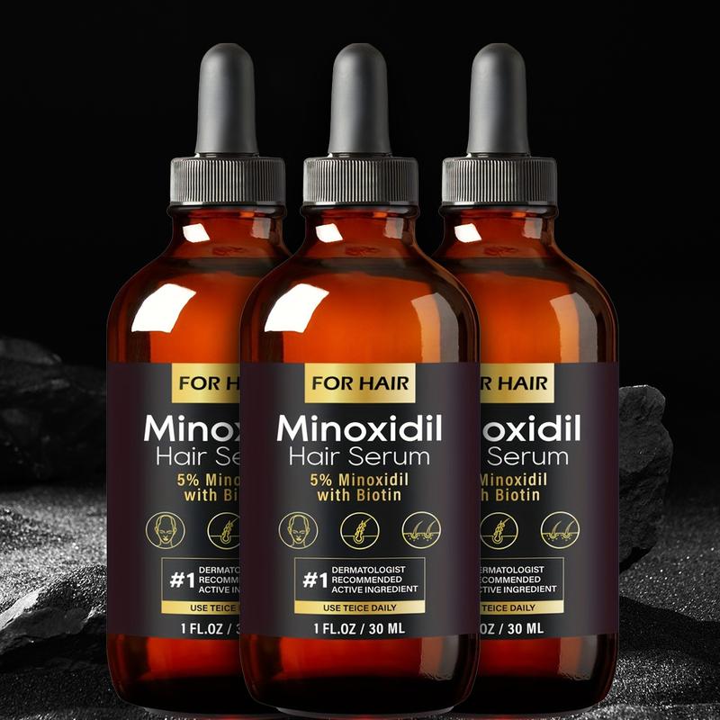 5% Minoxidil Hair Growth Solution – for Men’S Hair & Beard, Women’S Hair Loss Treatment, 1Oz Scalp Comfort Formula