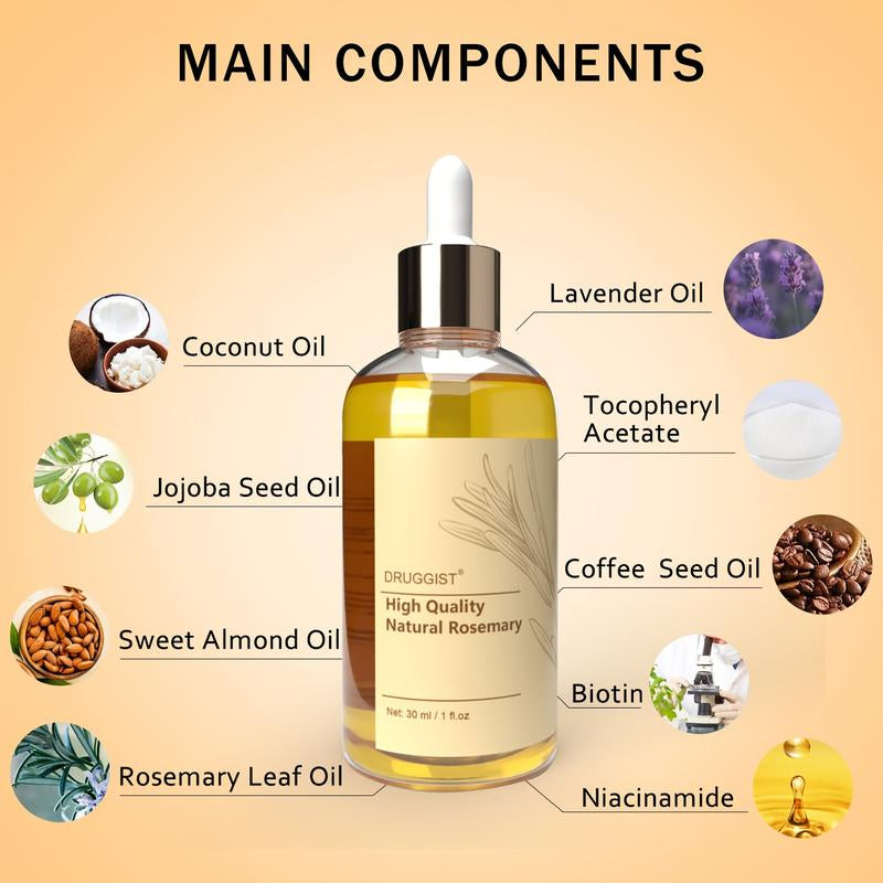 Rosemary Hair Oil – Stronger, Thicker Hair with Biotin, Coconut & Natural Oils – the Ultimate Viral Hair Growth Formula!